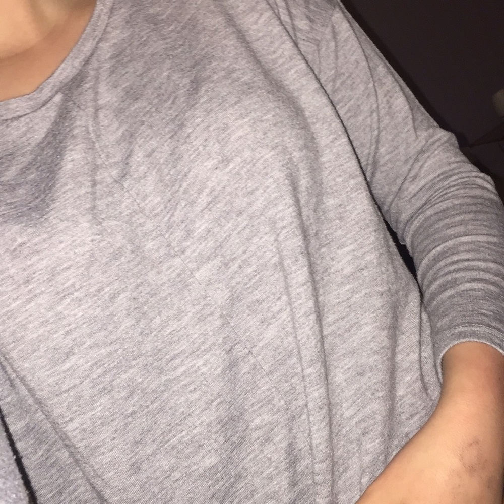 OLD NAVY | GREY 3/4 SLEEVE TOP
